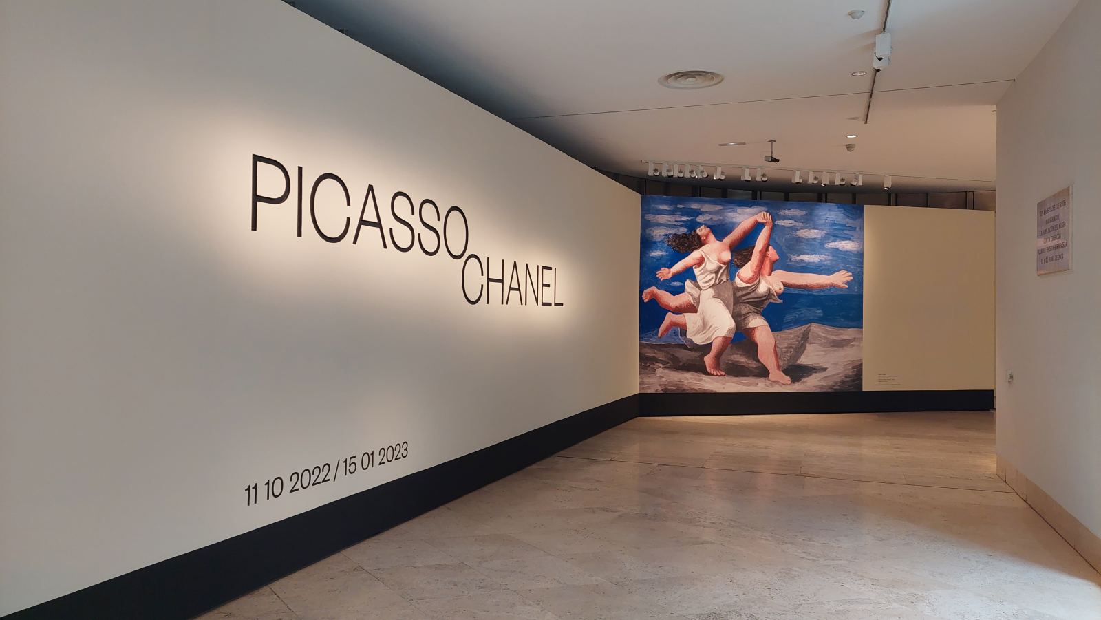 Entrada a la exposición temporal “Picasso/Chanel”. - imagen 1