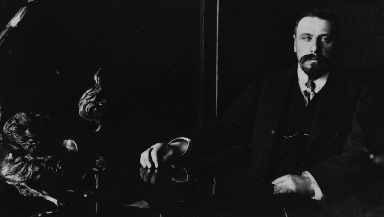 Retrato de Víctor Horta en Bruselas (1930).