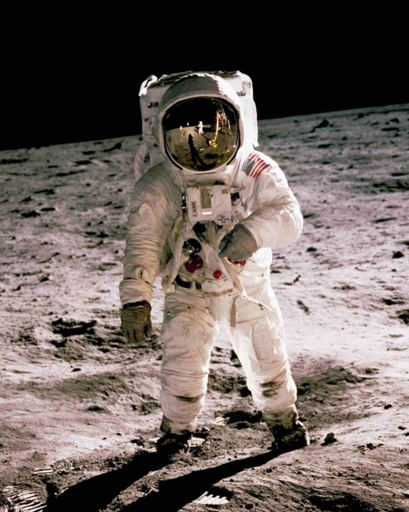 Foto de Edwin Aldrin en la Luna