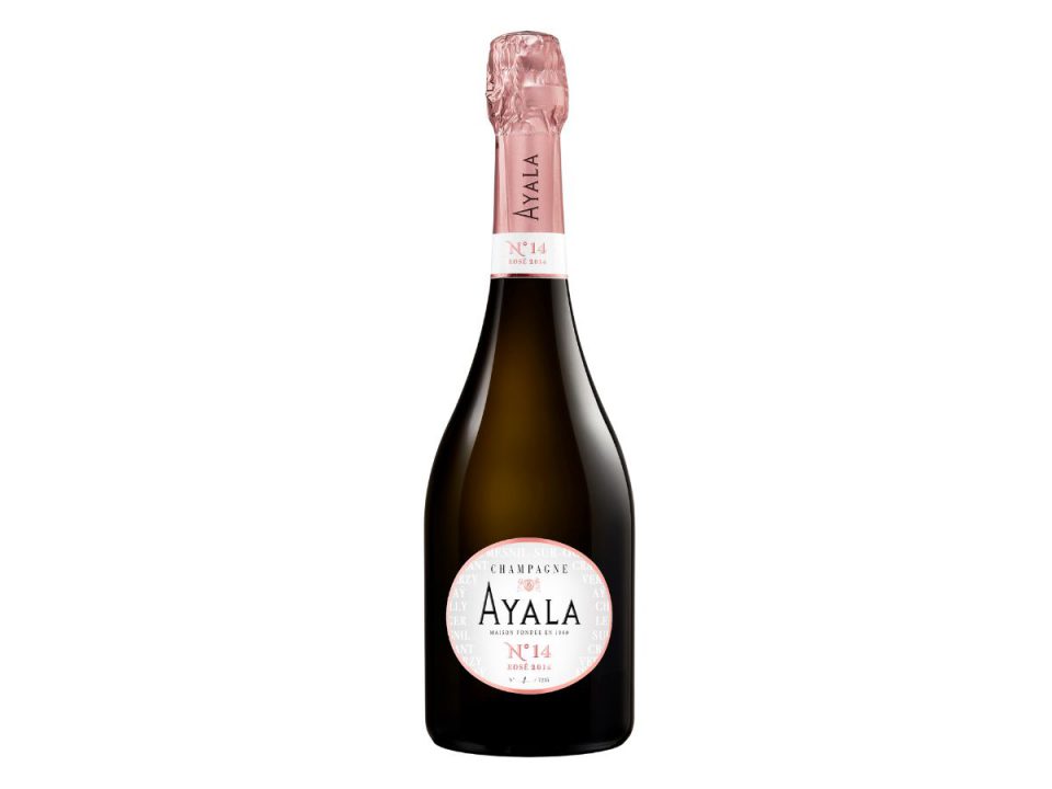 Imagen de la botella de champagne rosado Ayala