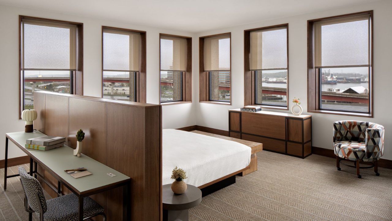 Foto de una habitación del Hotel Marcel de Marcel Breuer