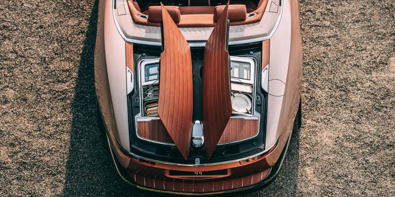 Foto del kit de picnic de Rolls-Royce Boat Tail 