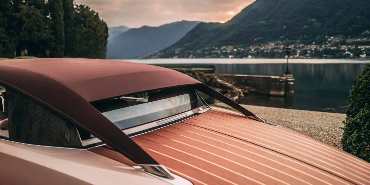 Imagen de la capota de Rolls-Royce Boat Tail en el Lago Di Como