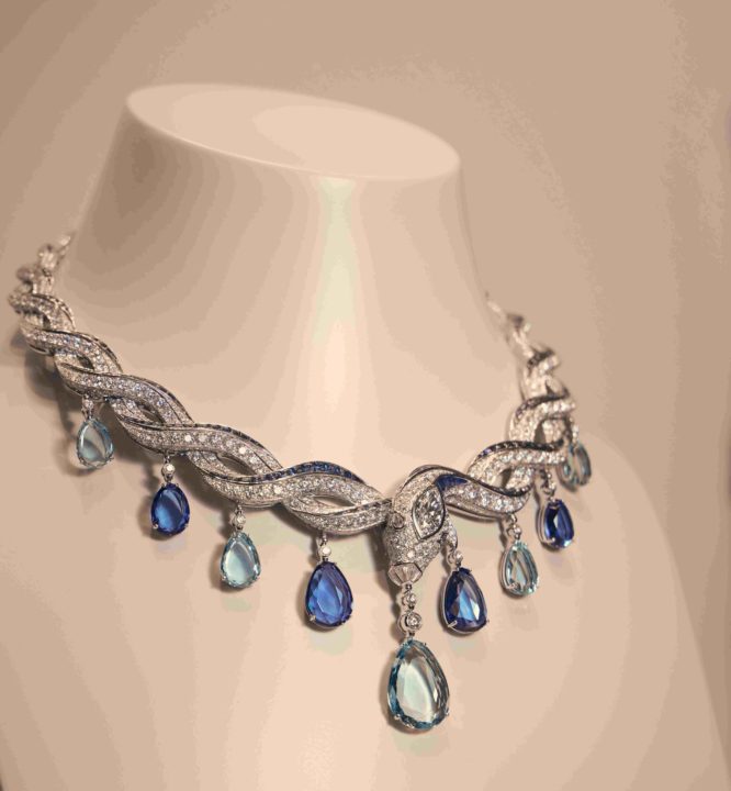 Collar ‘Serpenti Blue Heavens’
