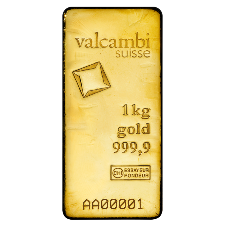 1 kilo de lingote de oro de CoinInvest 