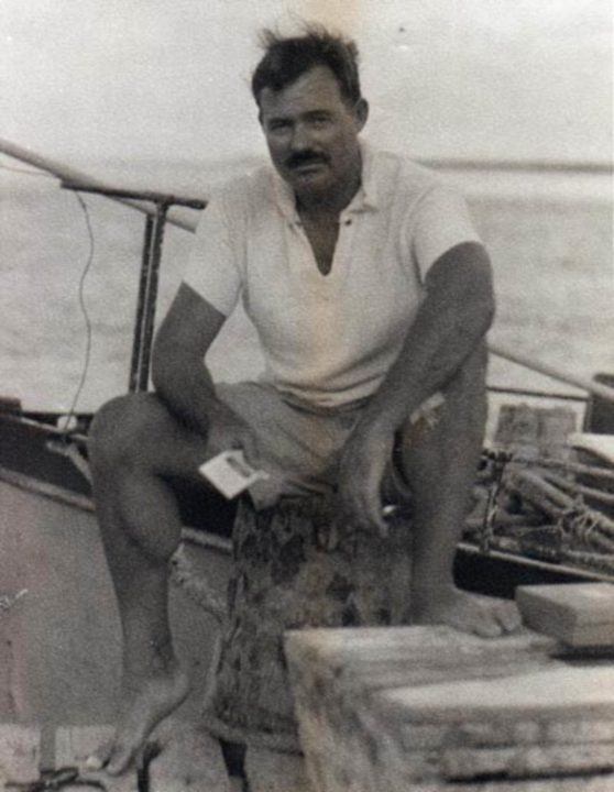 Ernest Hemingway Signature T30 en barca pesquera en Cayo Hueso