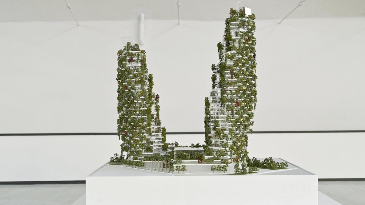 El primer prototipo de Bosque Vertical en Dubái se compondrá por dos dos rascacielos de 190 y 150 metros envueltos en terrazas verdes, 