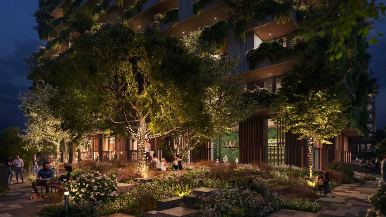 El proyecto Wonderwoods en el centro de Utretch será parte del nuevo Barrio Urbano Saludable. Una nueva variación del bosque vertical, 