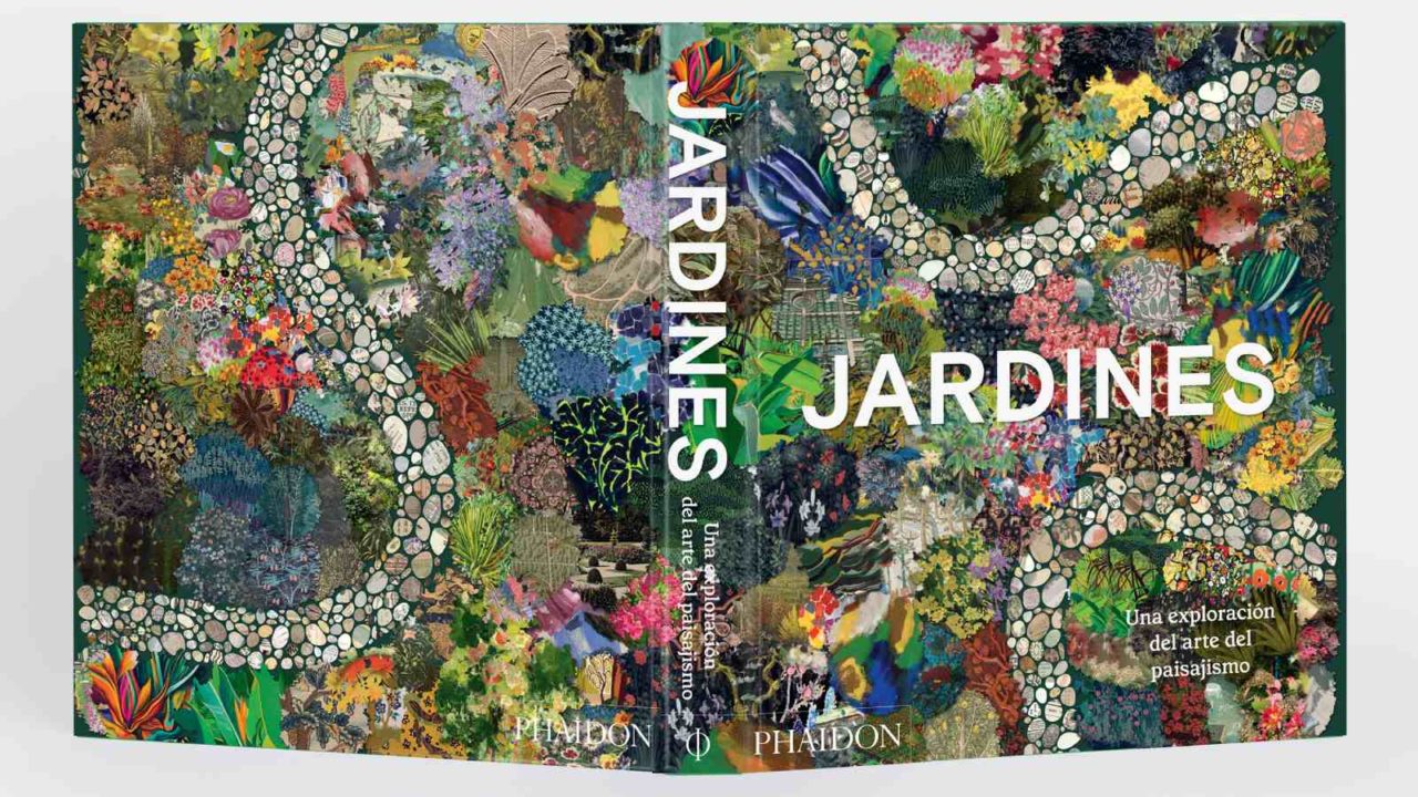 portada y contraportada del libro Jardines. Una exploración del arte del paisajismo, publicado por Phaidon