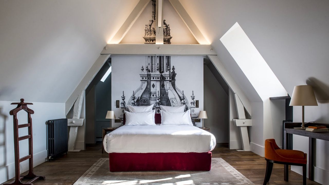 Una de las junior suite del hotel Relais de Chambord, gestionado por el grupo español Marugal.